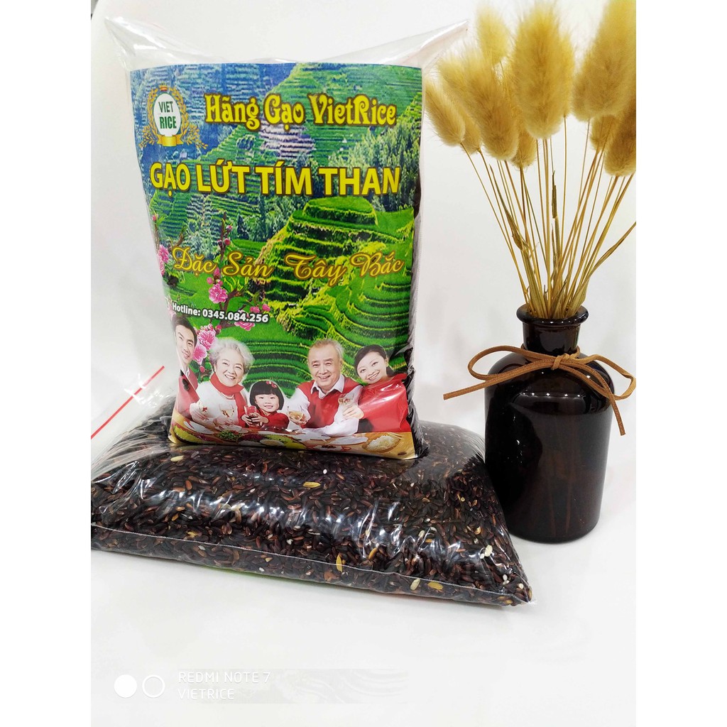 Combo 5 Kg Gạo Lứt Tím Than Cho Cơm Mềm Dẻo