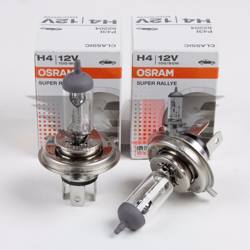 Hot sale bóng đèn pha osram 12v 100w chân h1 h3 h4