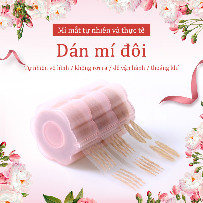 [HCM]ANYAR-Miếng dán mí vân lưới hộp 600 cái[Ba hình dạng được vận chuyển ngẫu nhiên]