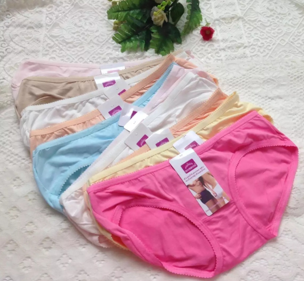 Combo 10 Quần Lót Nữ- Quần Lót Cotton Thái Lan Dưới 55 kg Mang Vừa