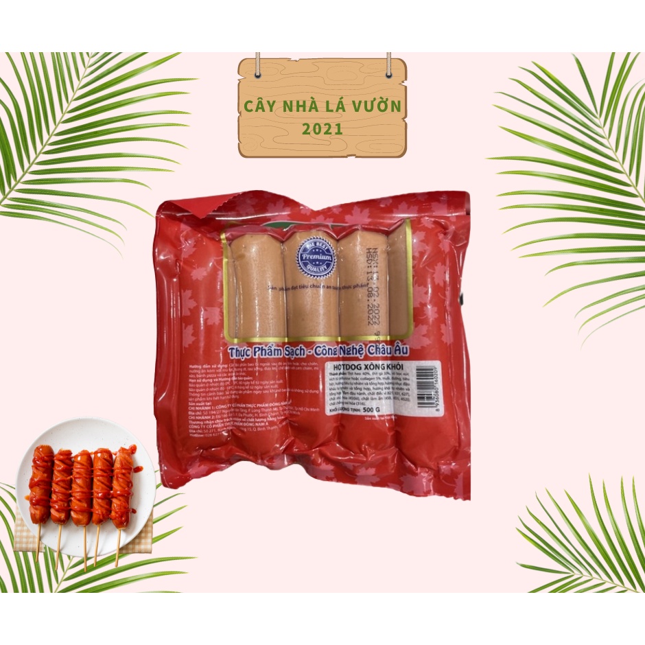 Xúc Xích Đna 500Gram ( 10 Cây/Bịch )