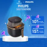 Nồi Chiên Không Dầu Philips NA322/00 4.2L|cảm ứng 16 trong 1|RapidAir Plus| Mới, Giòn hơn  - Hàng Chính Hãng