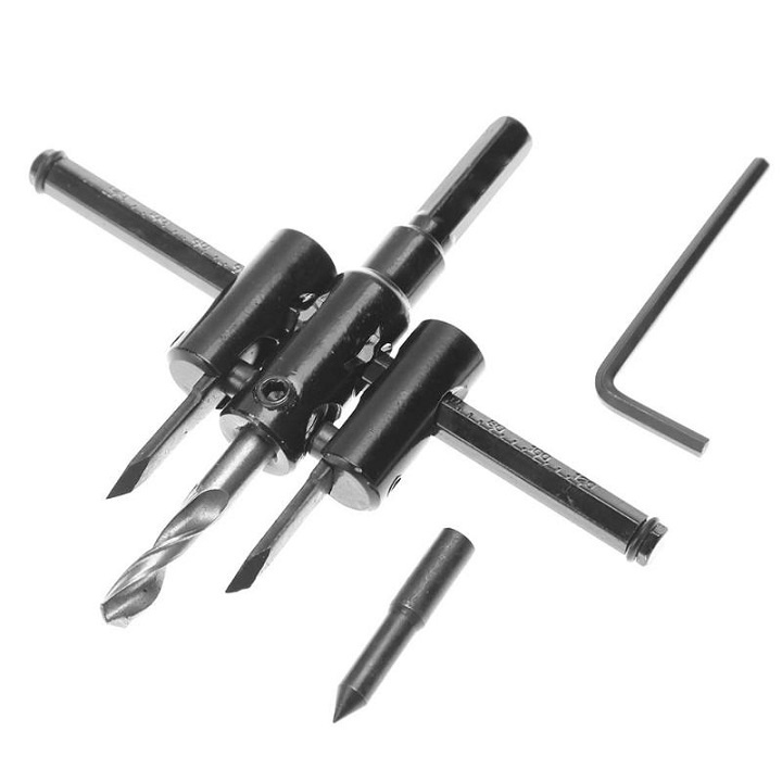 Mũi khoét lỗ tròn-Mũi khoan kèm lưỡi khoét lỗ 30-120 mm
