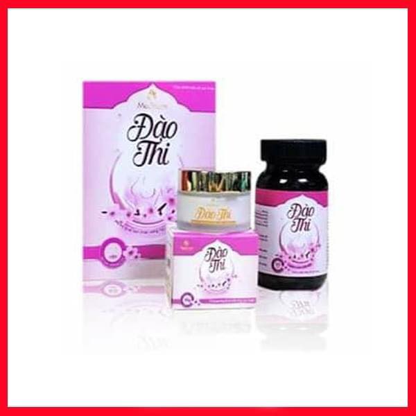 ( Chính hãng, Giá tận gốc) Combo Viên nở ngực Đào Thi và Kem bôi Đào Thi