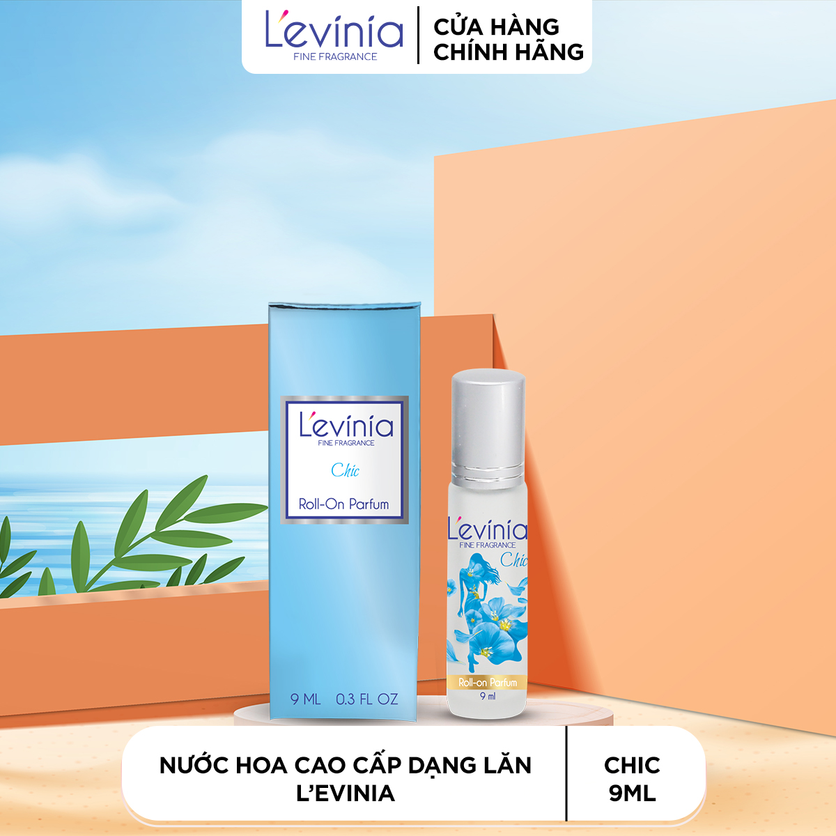 Nước hoa cao cấp dạng lăn l'evinia chic 9ml