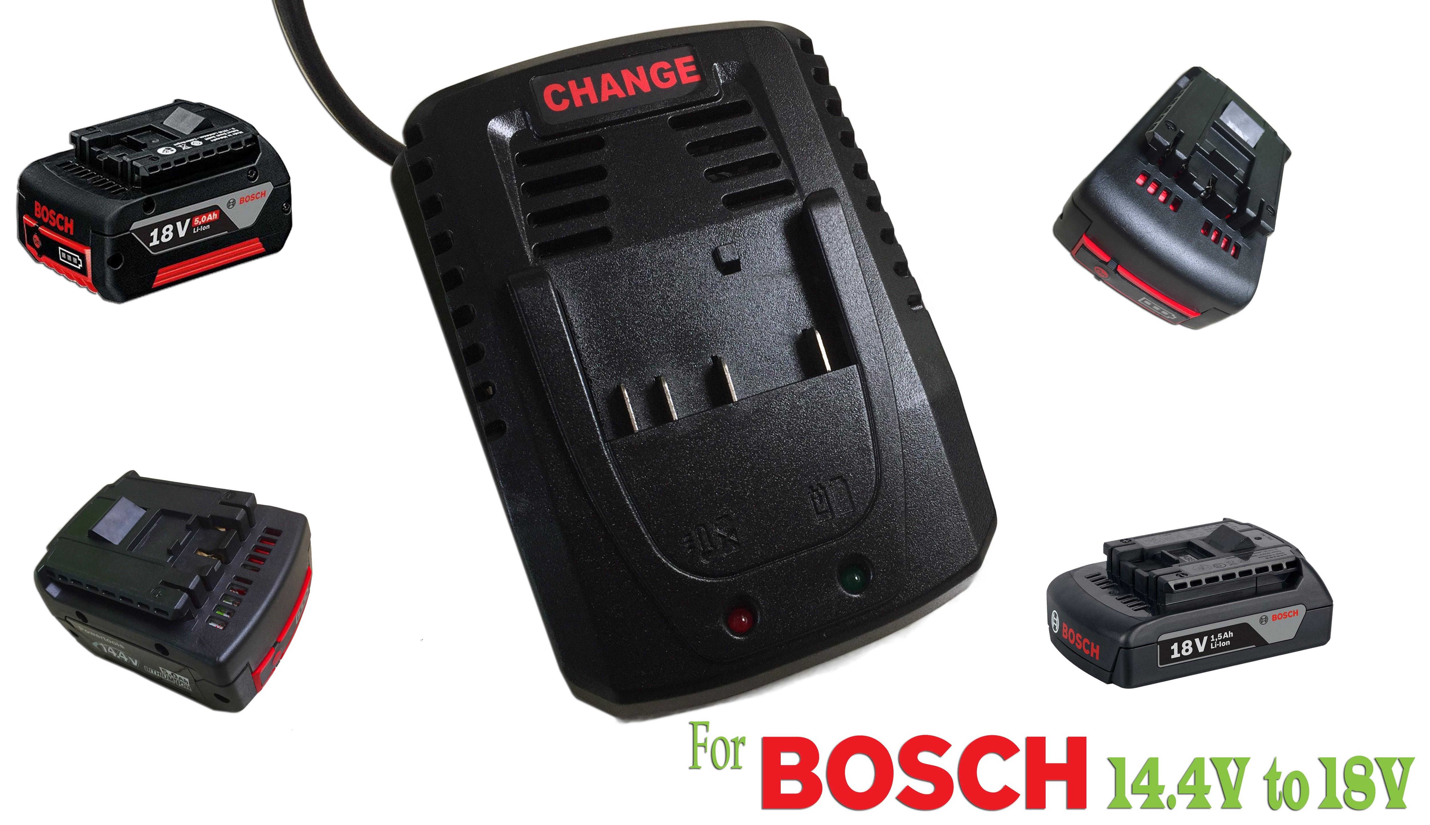 Sạc Pin Bosch 14.4V Đến 18V  3A/h Thay Thế Sạc Zin