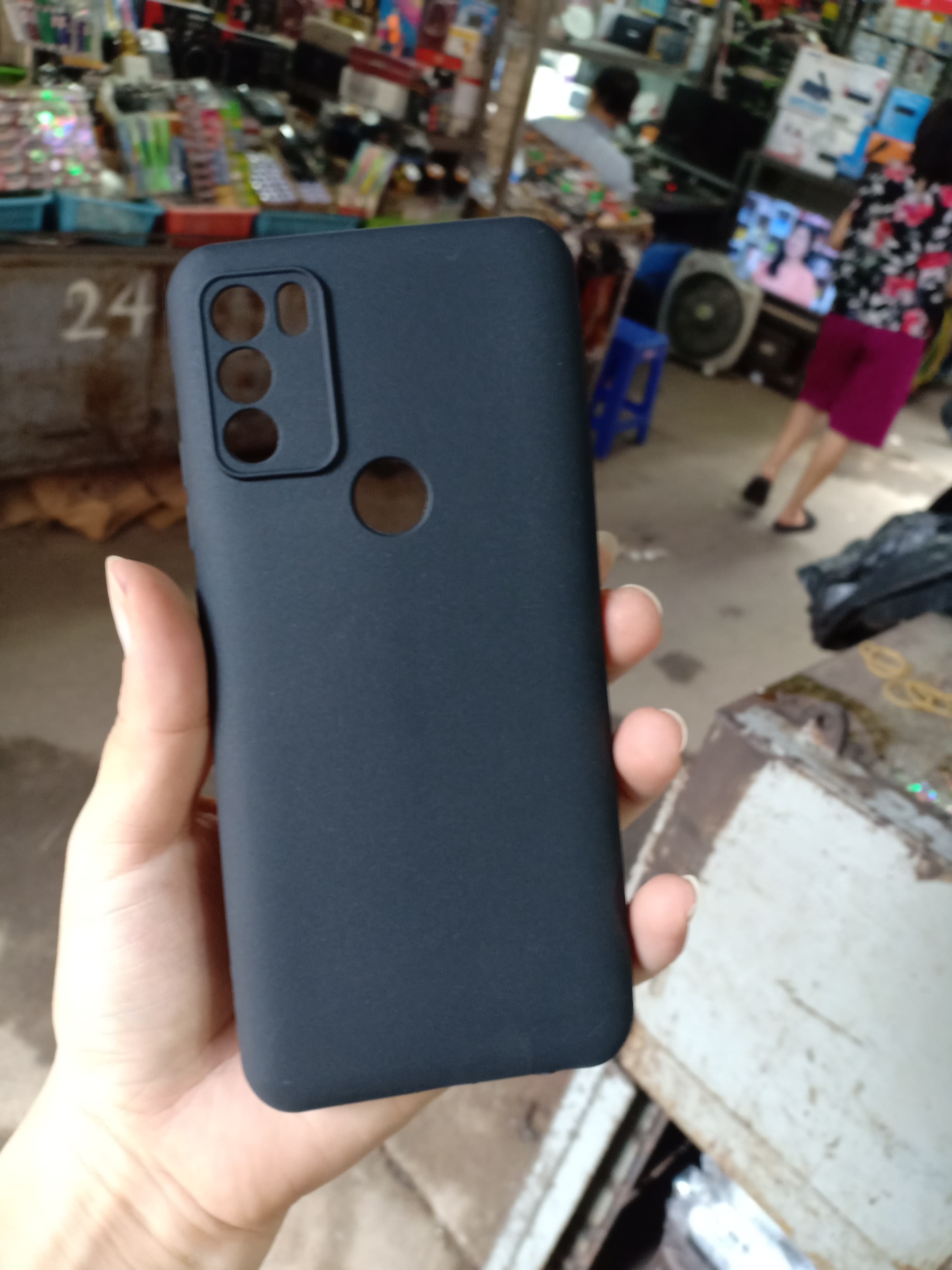 Ốp lưng Vsmart Star 5 silicone dẻo màu đen