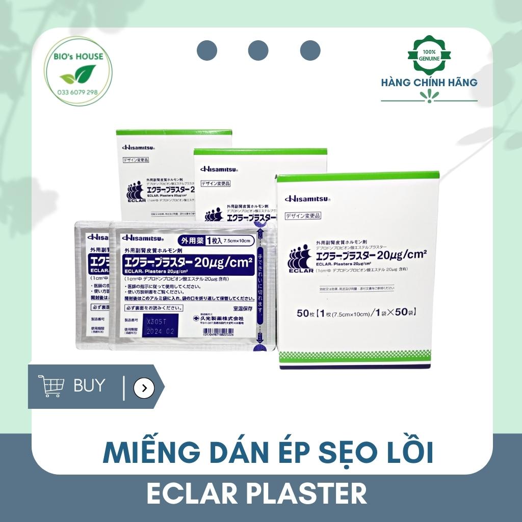Miếng dán ép sẹo lồi ECLAR PLASTER (HISAMITSU) Nhật Bản - (Date mới)