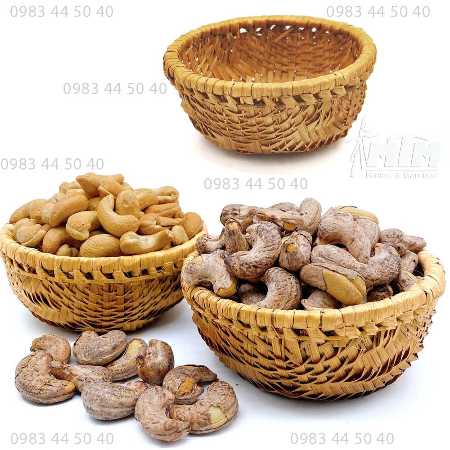 Thúng tre nâu nhí - phụ kiện trang trí, chụp hình, đạo cụ giảng dạy.