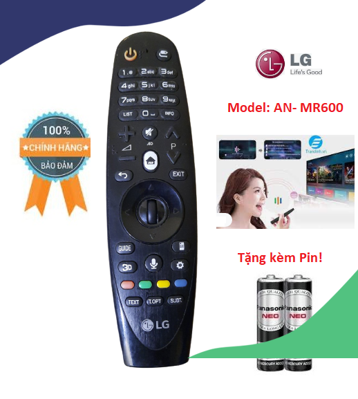 Remote remote điều khiển tivi lg 2015 giọng nói mr600 dùng cho các dòng tivi lg 2015- hàng chính hãng lg