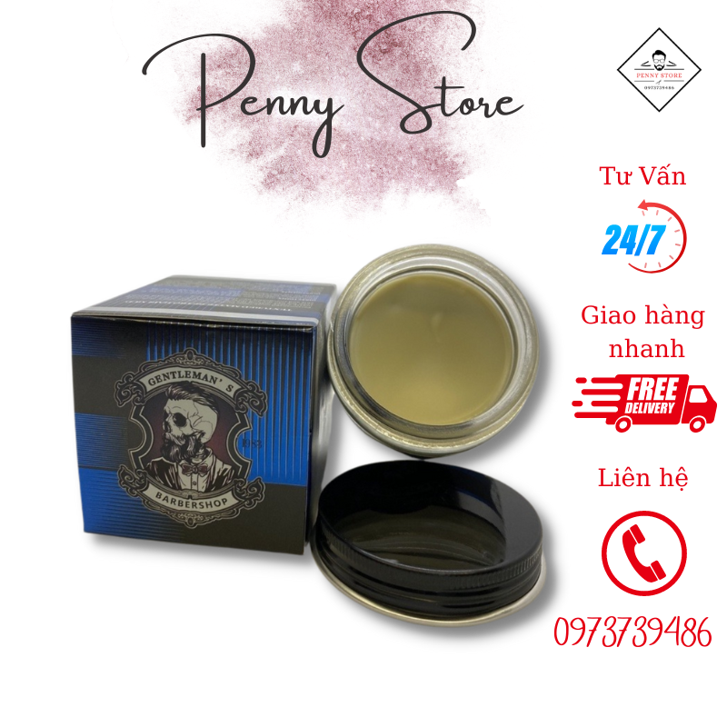 Sáp vuốt tóc Gentleman's Clay Wax - sáp tạo kiểu tóc nam thơm, giữ nếp tốt