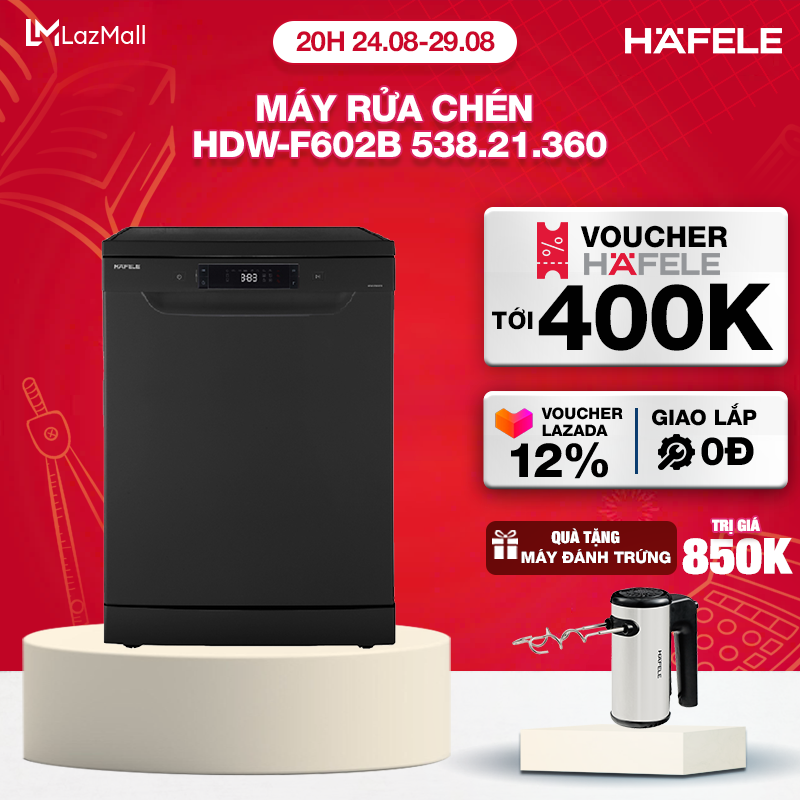 Máy rửa chén hafele hdw-f602eb 538.21.360