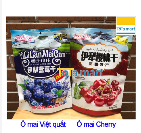 [Siêu Hot] Combo 2 gói omai Việt Quất,Chery gói to 428gr siêu ngon