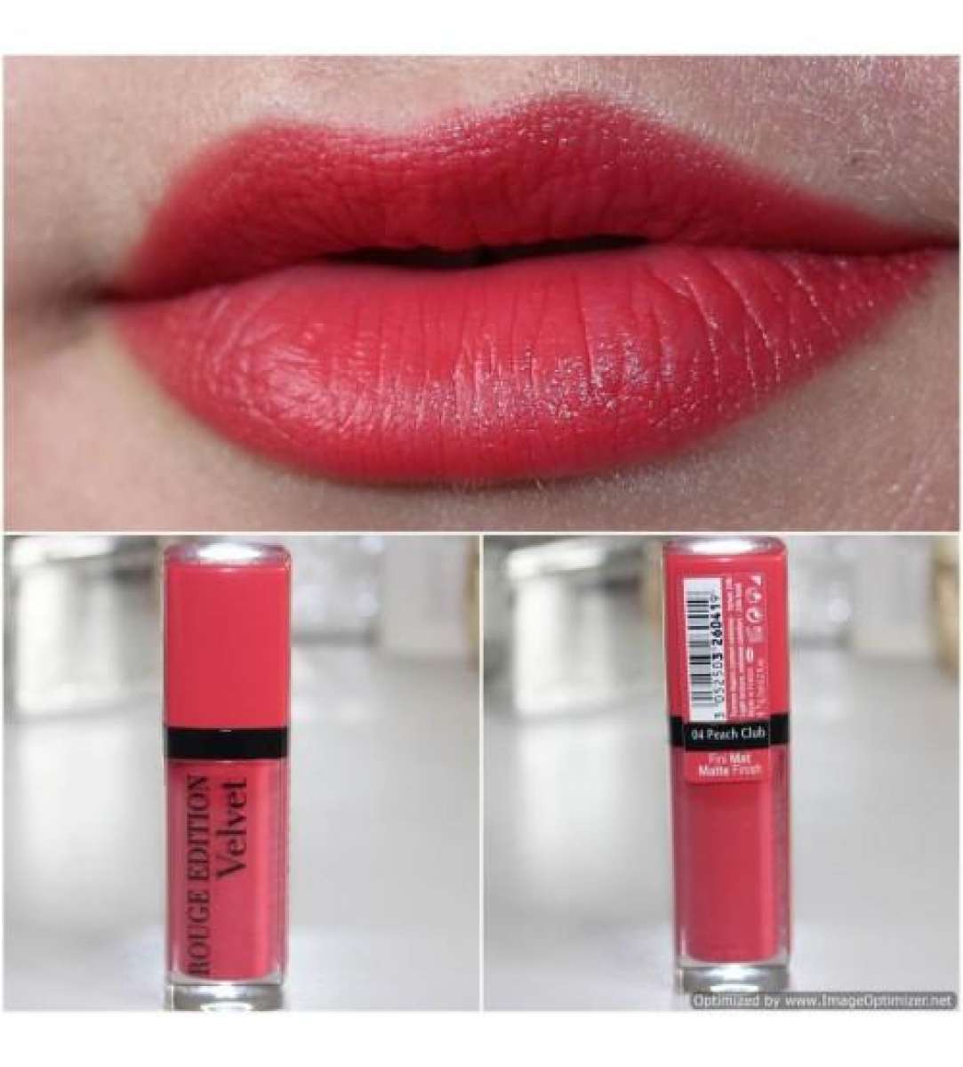 Son Bourjois Velvet Số 4 Màu Cam Đào