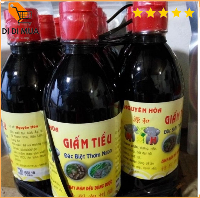 Giấm tiều ̣đỏ hiệu Nguyên Hòa 500ml món ngon dành riêng