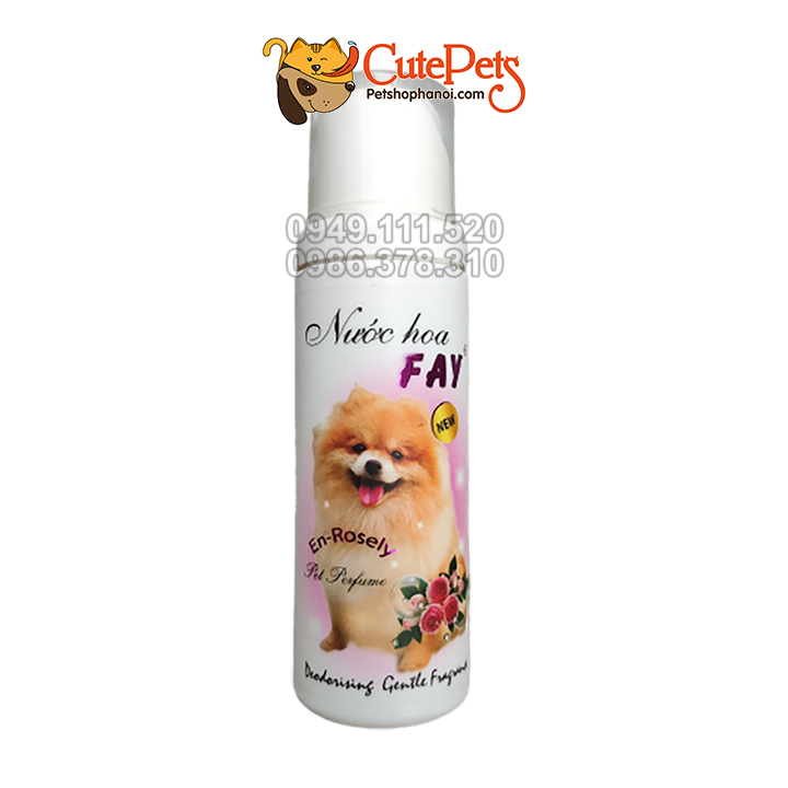 Nước hoa cho chó mèo Fay 90ml Hương En-Rosely dành cho thú cưng - CutePets