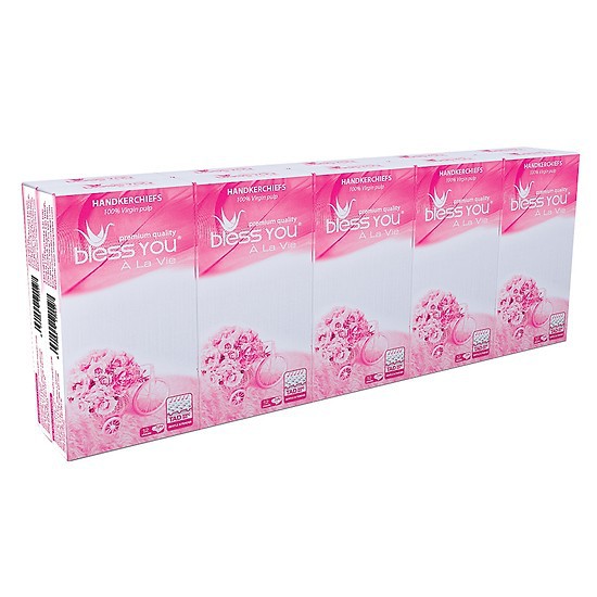 Lốc 10 gói khăn giấy bỏ túi 2 lớp Bless You sản phẩm tốt chất lượng cao cam kết như hình