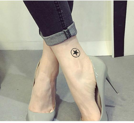 [HCM]Hình xăm dán ngôi sao may mắn kích thước 6 x 10 cm - hình xăm đẹp dành cho nữ