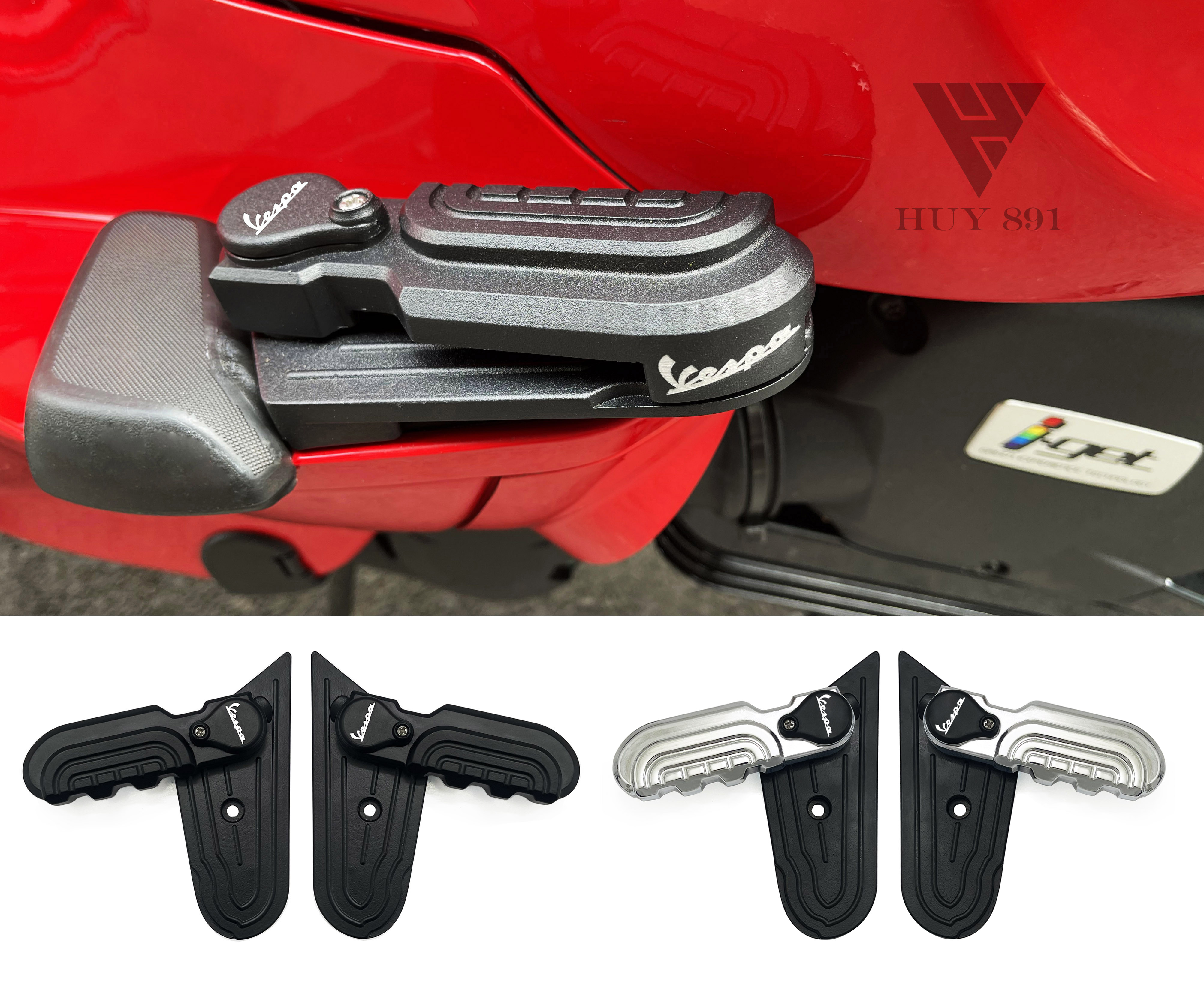 Gác chân Vespa Sprint Primavera Notte iget 3vie