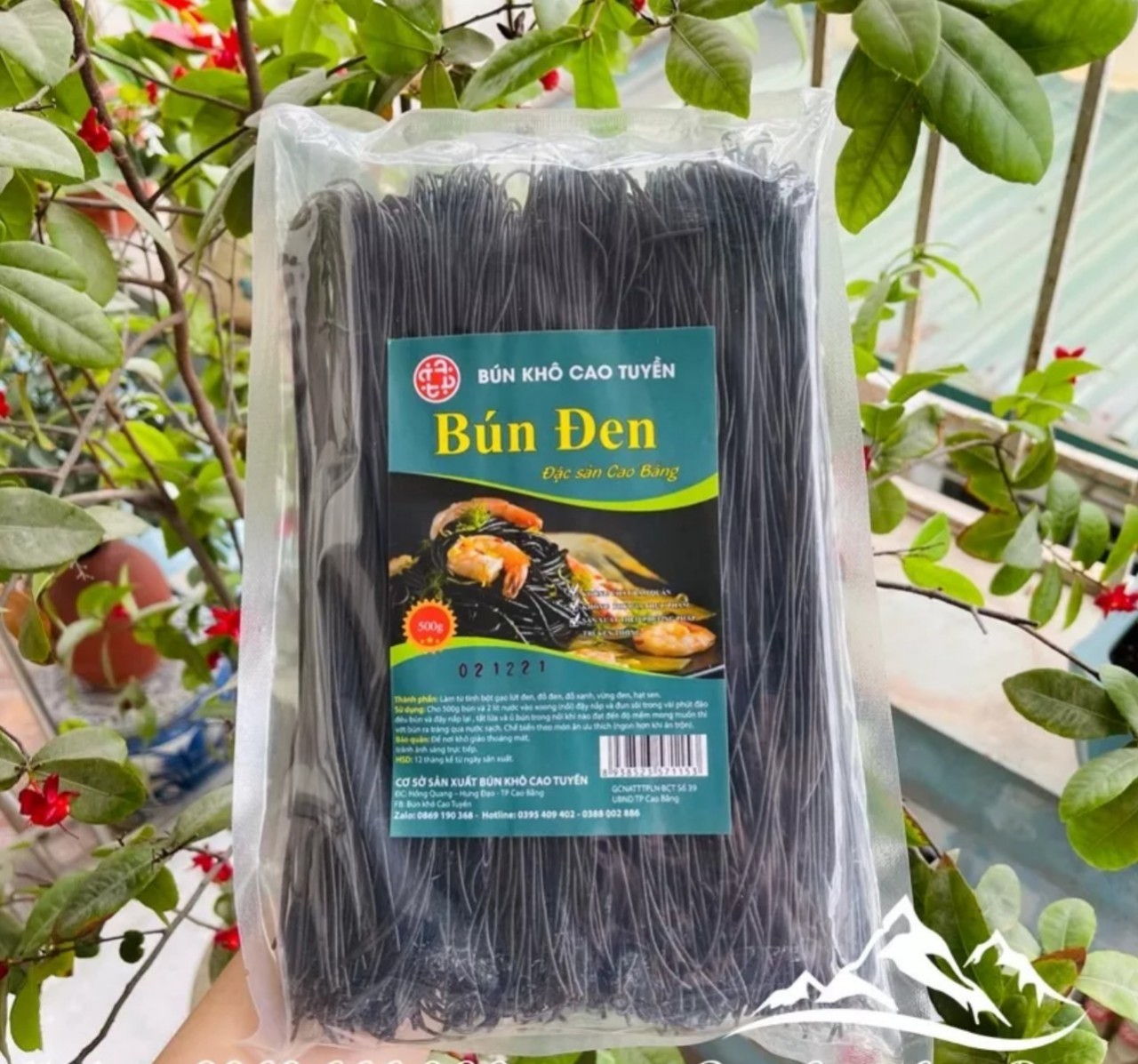 Mì bún gạo lứt cao cấp xuất khẩu Cao Tuyền ĐẶC SẢN Cao Bằng eatclean/keto (500g)