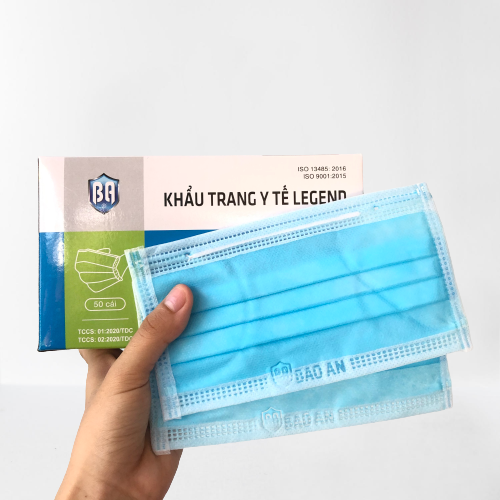 [HCM]Hộp 50 cái khẩu trang y tế 4 lớp Legend Medical Face Mask đủ loại [ Bill Bill Store ]