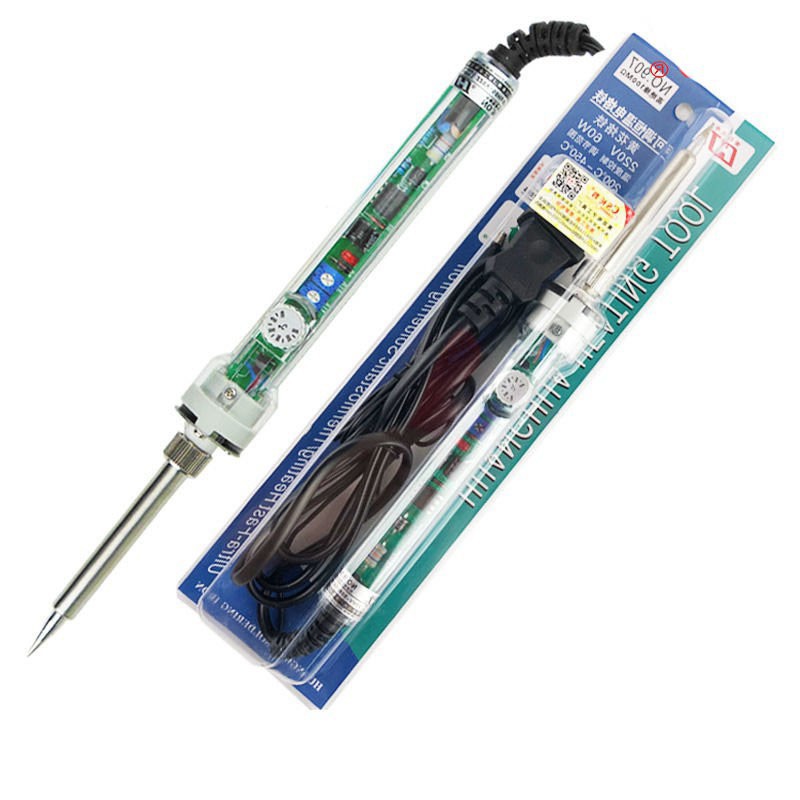 Mỏ hàn thiếc, máy hàn chì No. 907S cao cấp tay hàn thiếc mini điều chỉnh nhiệt độ