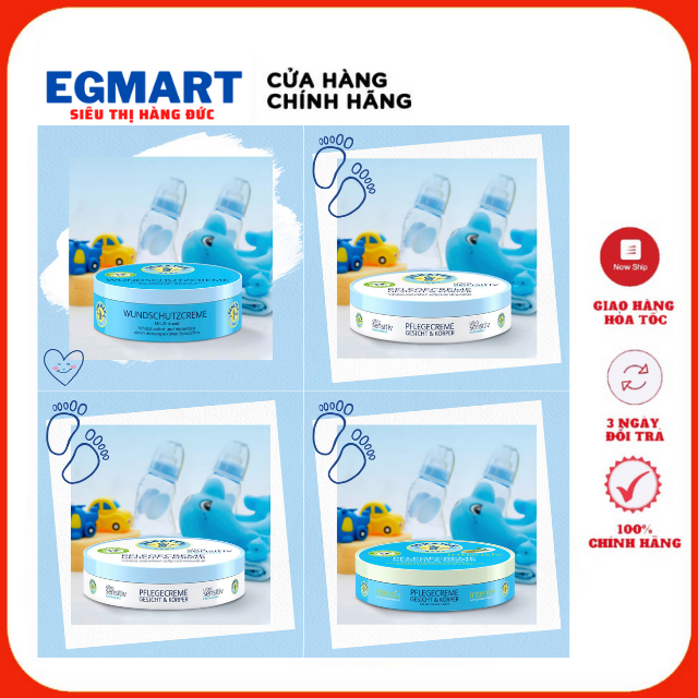 Kem dưỡng da Penaten, kem dưỡng da cho trẻ em, dưỡng ẩm, chống nẻ, tái tạo da mới, giúp da em bé mịn màng, trắng sáng, hàng Đức giá rẻ, mẫu mới