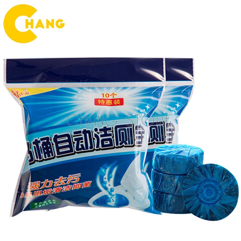 Túi 10 Viên Tẩy Bồn Cầu Siêu Sạch, Giúp Khử Mùi, Tẩy Bẩn, Tăng Tốc Độ Tự Hoại Nhà Vệ Sinh