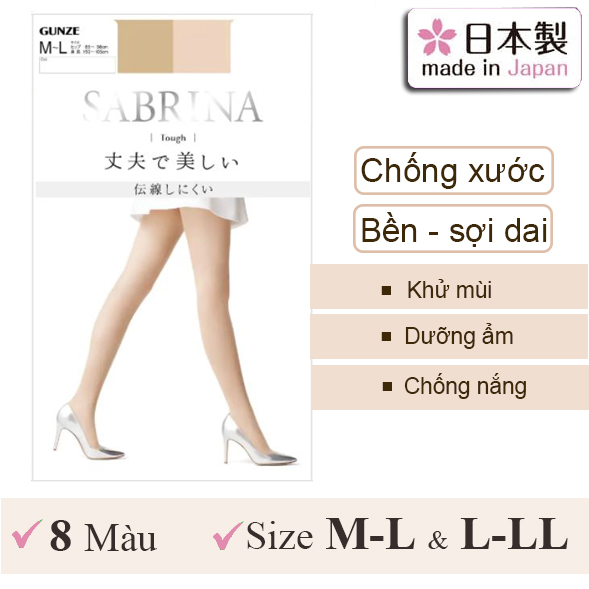 Quần tất Nhật SABRINA dòng Tough chống xước chống nắng dai bền đẹp dùng 4 mùa