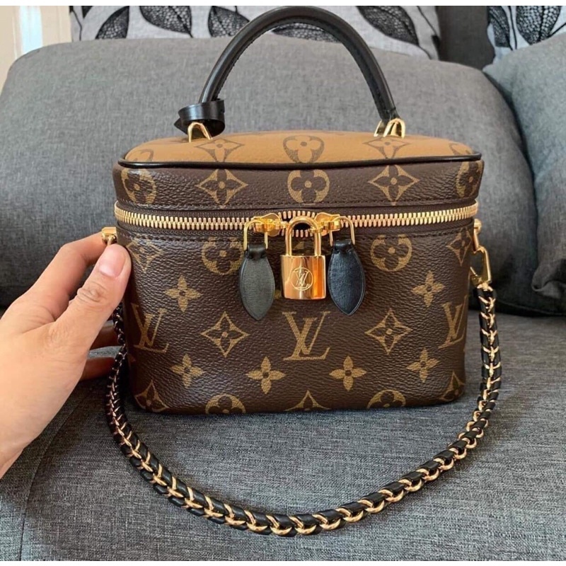 Túi cốp 325 chữ nhật da mềm size 20 có hộp tặng kèm khăn lụa