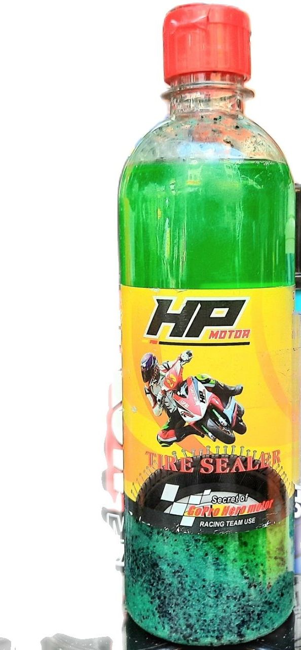 Keo Bơm vá vỏ có ruột và không ruột HP Motor tire sealer  380ml dành cho cho ô tô- xe máy- xe đạp