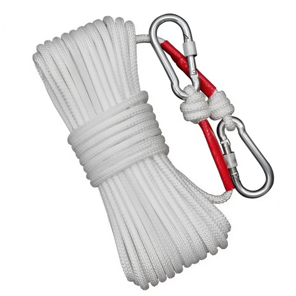 Dây Thừng Lõi Thép 8MM Chịu Lực Cao Thoát Hiểm | Dây Cứu Hộ Leo Núi Dây Outdoor 20M 30M 50M