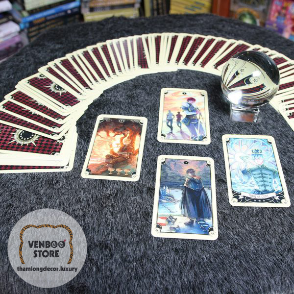 Tấm thảm khăn trải bài tarot bài tây bài ma thuật | khăn trải bài tarot bài tây bài ma sói | khăn trải bài venboo