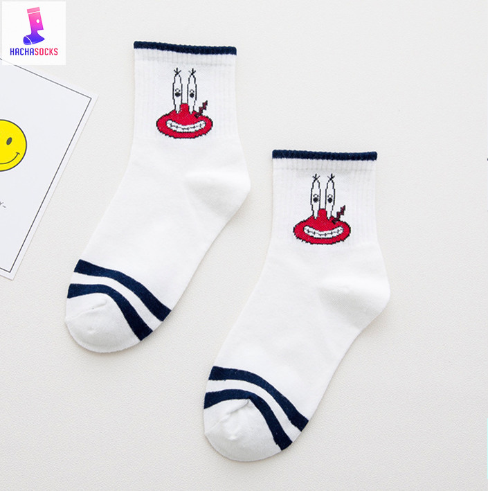 Vớ Tất Unisex Hình Cartoon Hoạt Hình