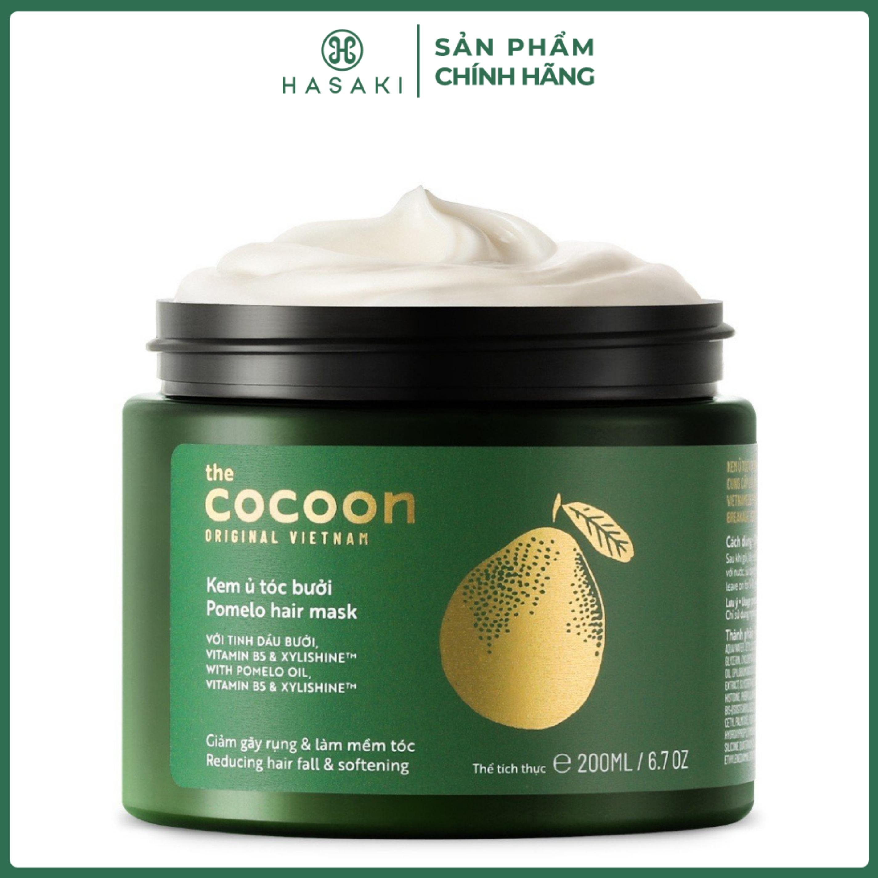 Kem Ủ Tóc Bưởi Cocoon Làm Mềm Tóc 200ml Hasaki Sản Phẩm Chính Hãng