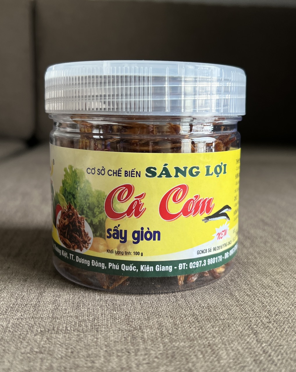Cá cơm sấy giòn sáng lợi 100g