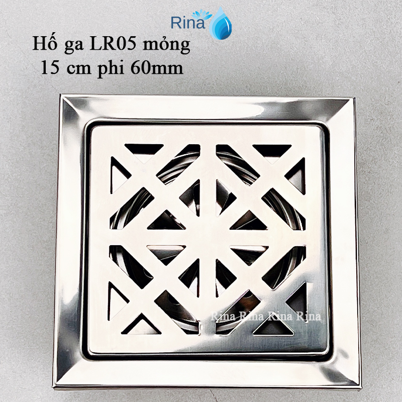 Hố ga thoát sàn chống hôi toàn bộ inox KTP 12CM, 15CM, 20CM ( 12x12cm, 15x15,cm, 20x20cm), phễu thoát nước sàn nhà tắm 4 dem (0.4mm)