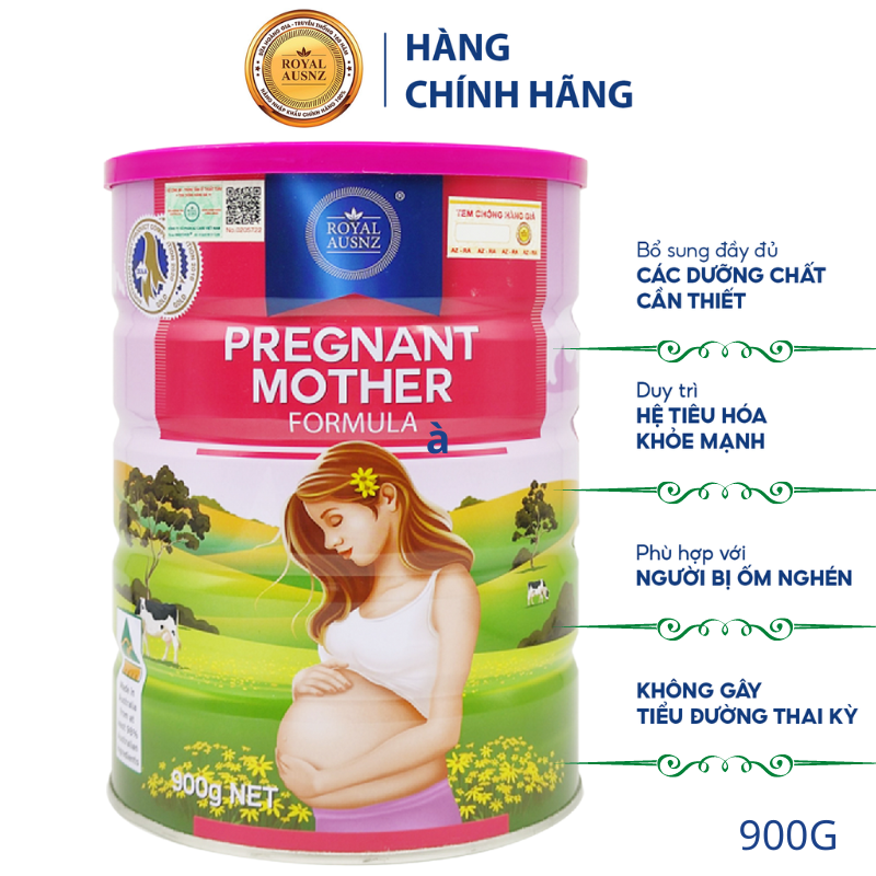 Sữa bầu Hoàng Gia Úc Royal Ausnz Pregnant Mother Formula 800g DATE 2023 bổ sung đầy đủ dưỡng chất cho con yêu