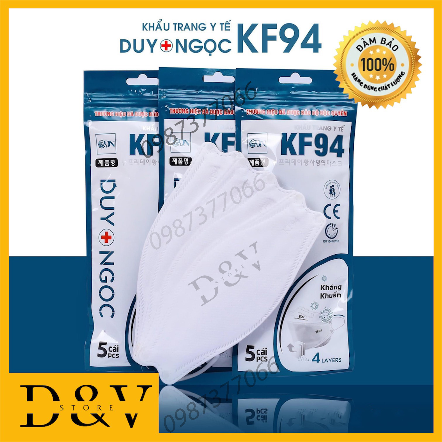 [Combo 100 cái] Khẩu trang y tế 4D Mask KF94 kiểu Hàn Quốc 4 lớp kháng khuẩn, kháng bụi mịn lên đến 95%, đạt tiêu chuẩn ISO khẩu trang y tế, khẩu trang 3d mask, khẩu trang 3d land mask