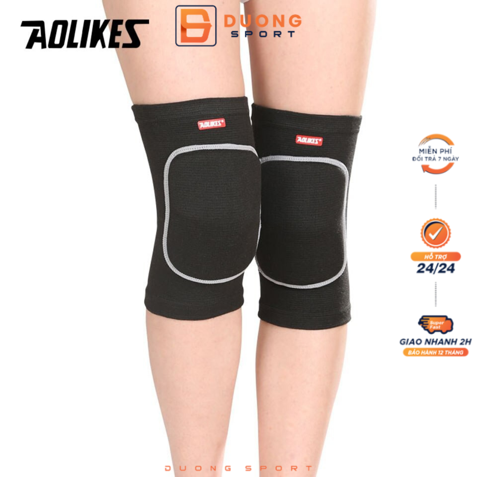 Băng Bảo Vệ Đầu Gối Có Đệm Chơi Thể Thao Aolikes AL 0210