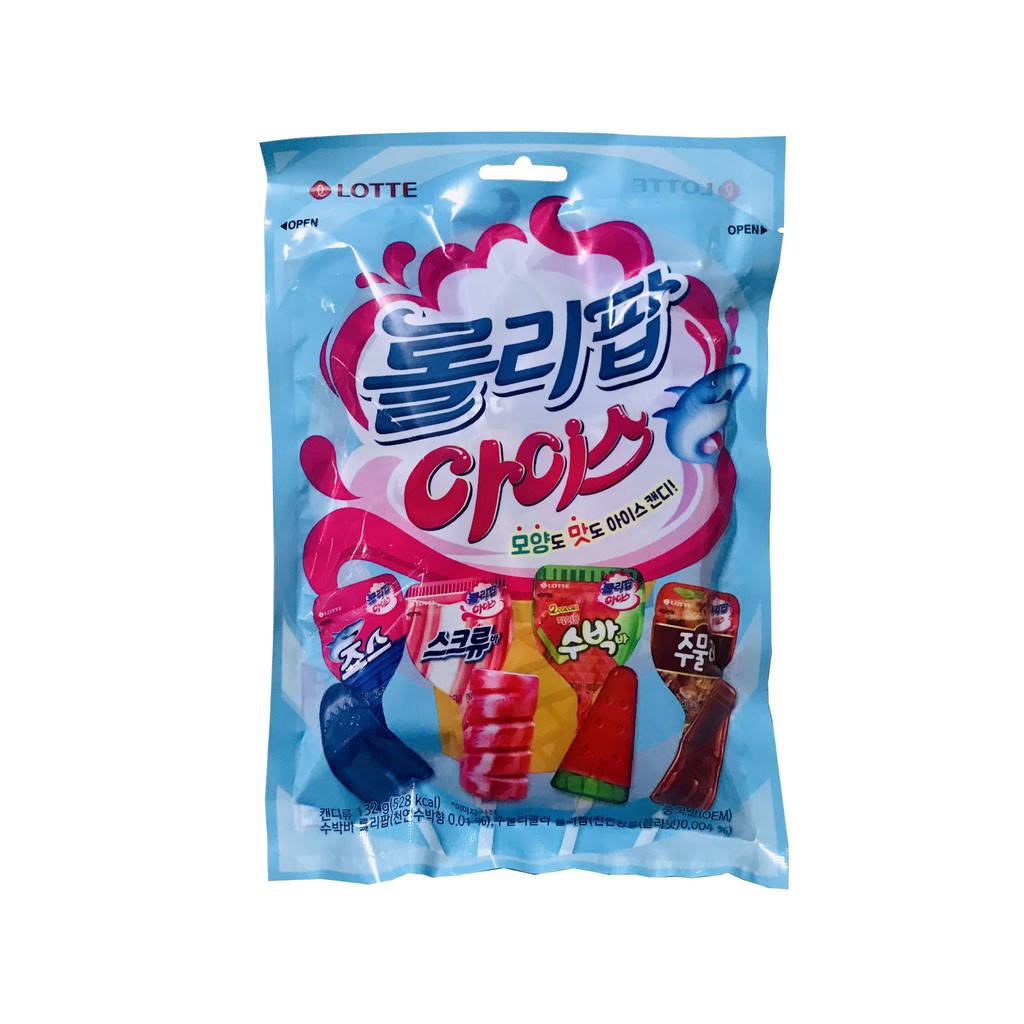 Kẹo mút lollipop ice lotte 132g