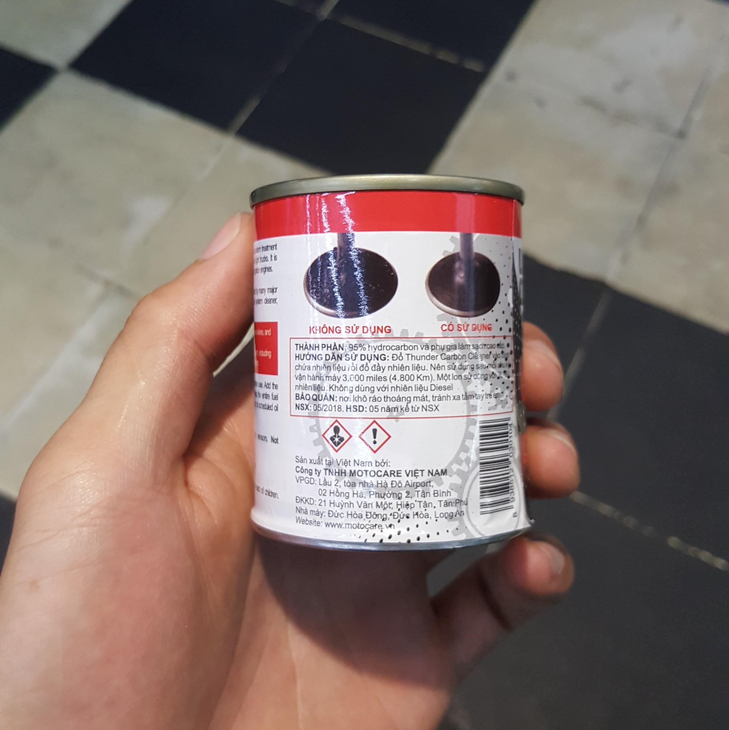 Dung Dịch Vệ Sinh Kim Phun Buồng Đốt Thunder Carbon Cleaner