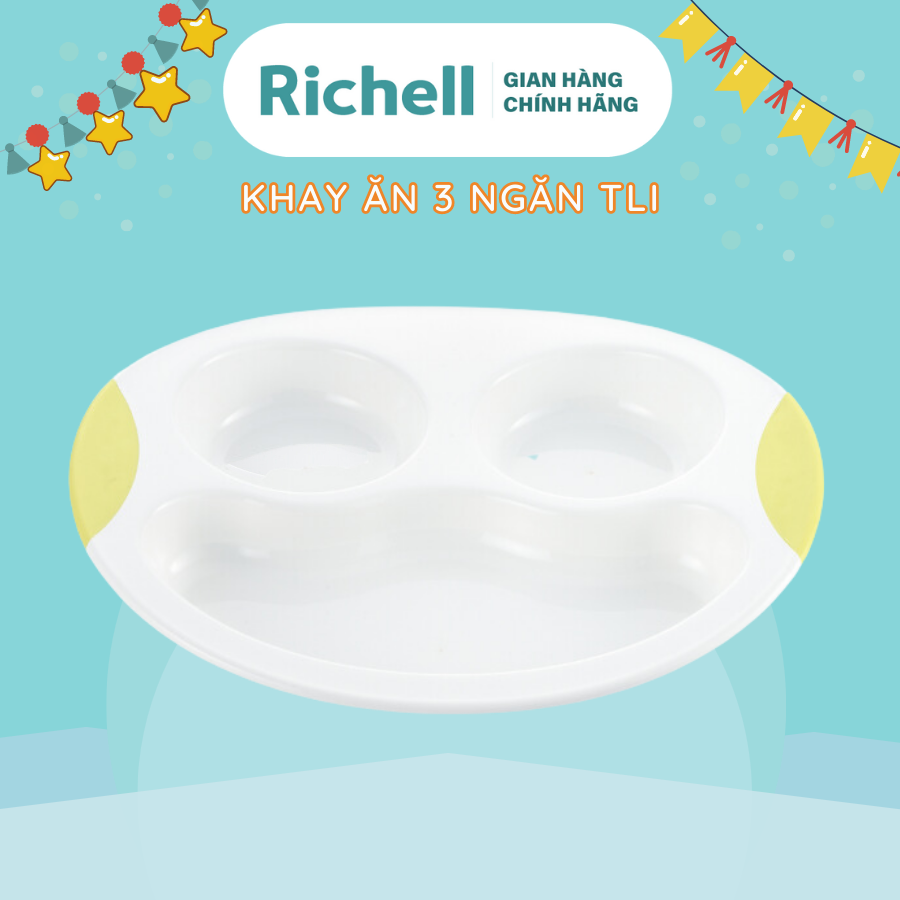 Khay ăn 3 ngăn richell tli bước 3 | baby