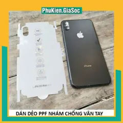 Miếng Dán Dẻo PPF Nhám Full Viền Iphone  - Chống Vân Tay Mặt Lưng Iphone 7Plus/8Plus/Xs/Xsmax/11/11Promax