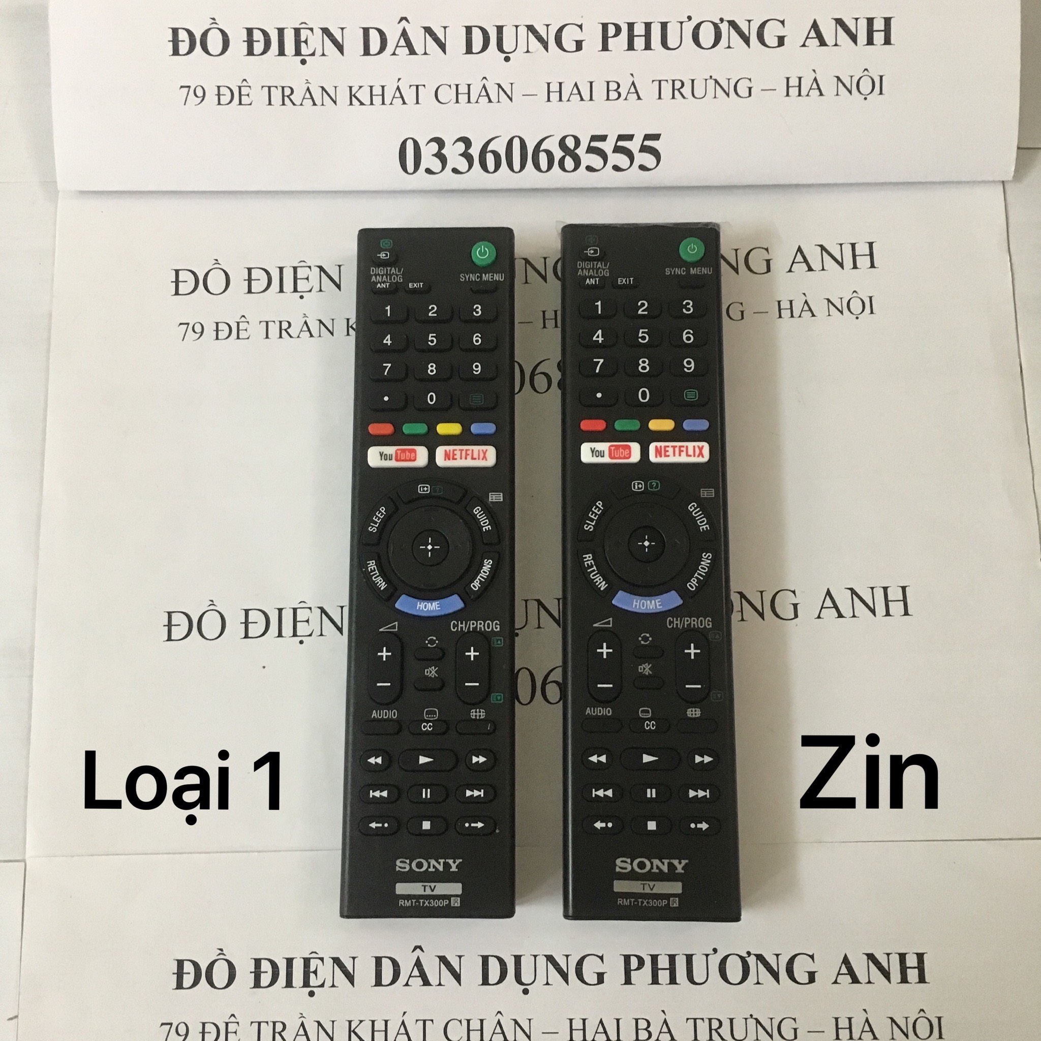 FREESHIP ĐIỀU KHIỂN SONY RMT-TX300P SMART 4K HÀNG CÔNG TY