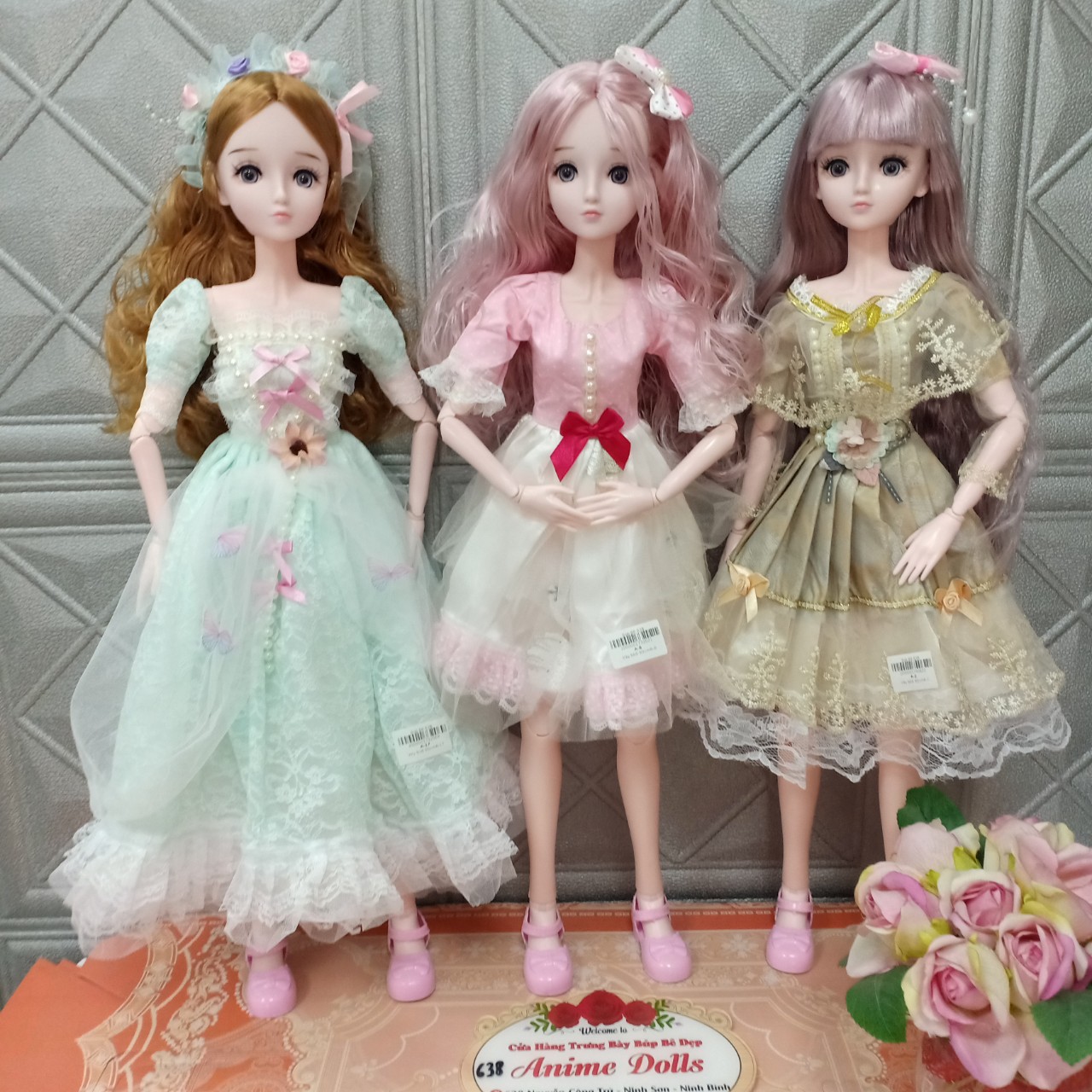 Váy búp bê công chúa,váy lolita đẹp cho búp bê 1/3