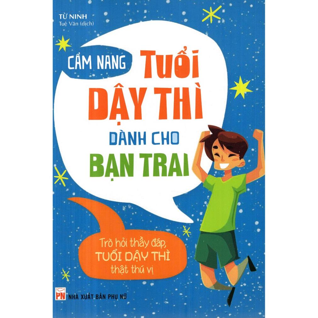 Sách - Cẩm Nang Tuổi Dậy Thì Dành Cho Bạn Trai TB - Minh Long