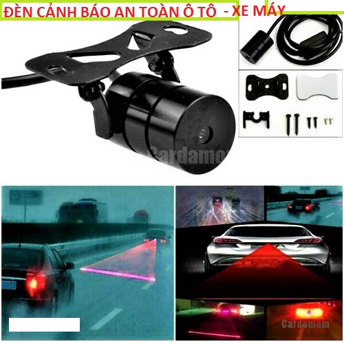 ĐÈN CẢNH BÁO KHOẢNG CÁCH AN TOÀN XE MÁY ÔTÔ LOẠI ĐẸP , ĐÈN TRANG TRÍ XE MÁY Ô TÔ CỰC ĐẸP LẮP CÁC LOẠI XE