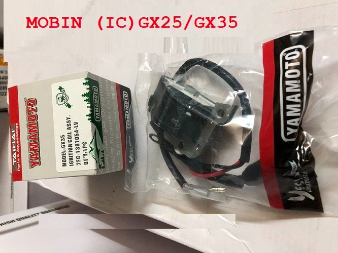 Gx35 gx25 bình xăng con, cuộn dây đánh lửa, mobin lửa, ic , séc măng , ôp giật, mâm khởi động máy cắt cỏ gx35 gx25