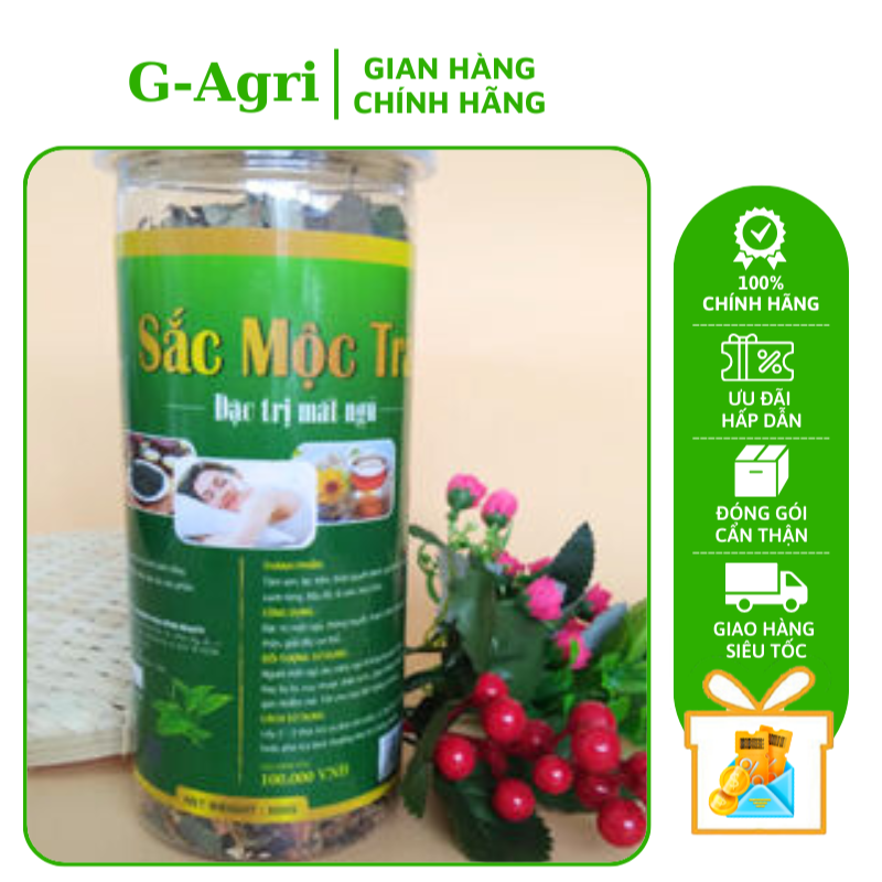 Sắc mộc trà chữa mất ngủ thông huyết, thanh nhiệt thanh lọc gan, thận 500g